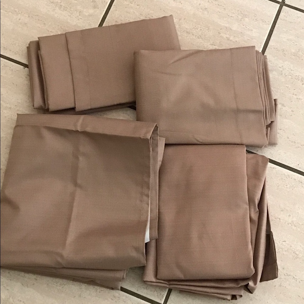 4 xBraxtonThermabackBlackoutWindowCurtainPanel Tan